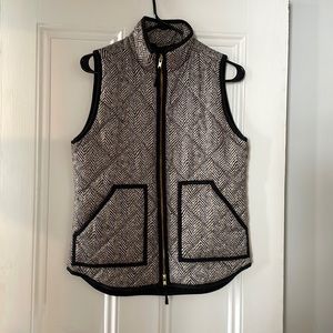 JCrew Herringbone Vest size XS